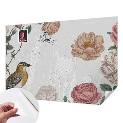 Carta da parati adesiva Fiori vintage