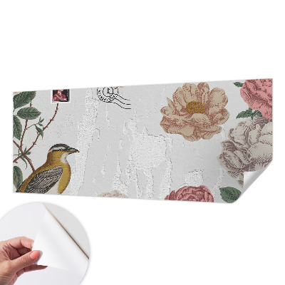 Carta da parati adesiva Fiori vintage