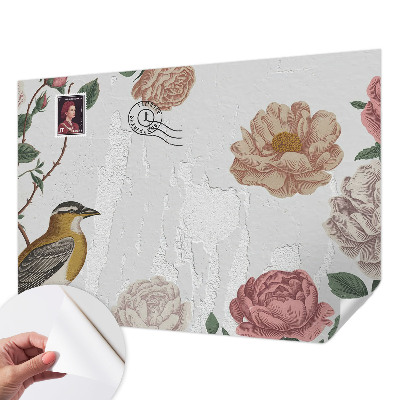 Carta da parati adesiva Fiori vintage