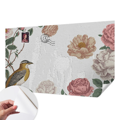 Carta da parati adesiva Fiori vintage