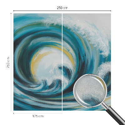 Fotomurale effetto 3D Onda marina