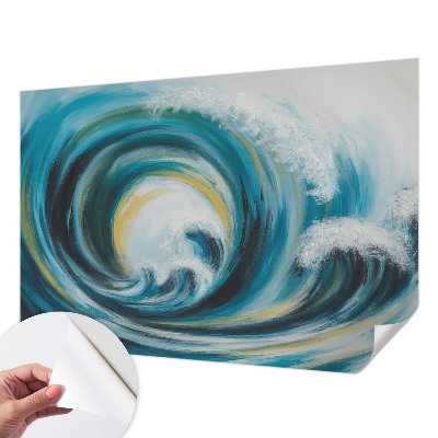 Fotomurale effetto 3D Onda marina