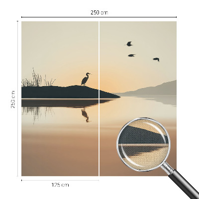 Carta da parati panoramica effetto 3D Silenzio mattutino