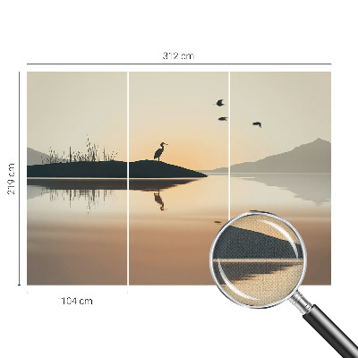Carta da parati panoramica effetto 3D Silenzio mattutino
