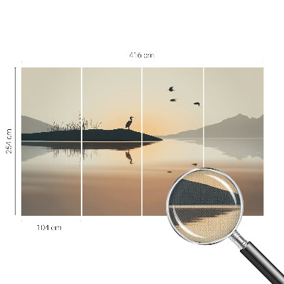 Carta da parati panoramica effetto 3D Silenzio mattutino