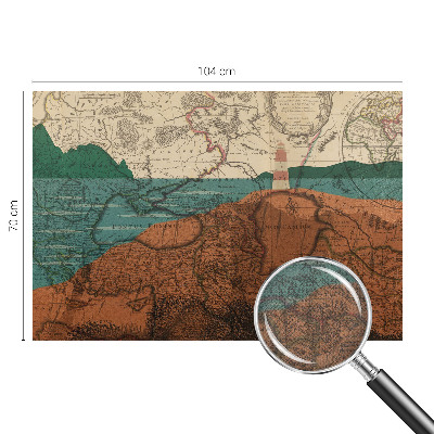 Carta da parati adesiva Mappa storica