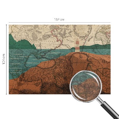 Carta da parati adesiva Mappa storica