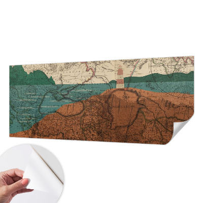 Carta da parati adesiva Mappa storica