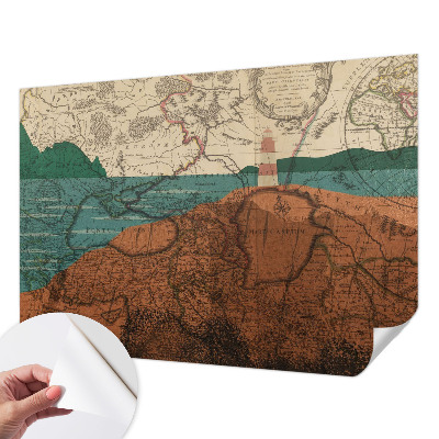 Carta da parati adesiva Mappa storica