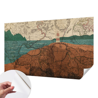 Carta da parati adesiva Mappa storica