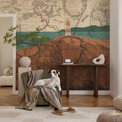 Carta da parati adesiva Mappa storica