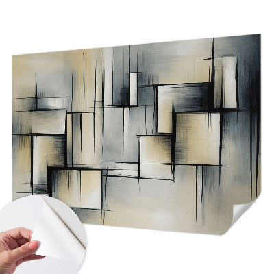 Carta da parati 3D geometria astratta