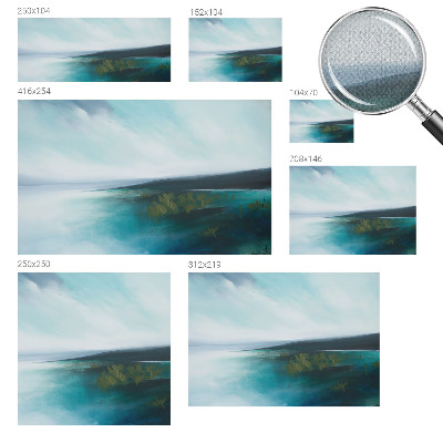 Carta da parati panoramica effetto 3D Armonia dell'Acqua