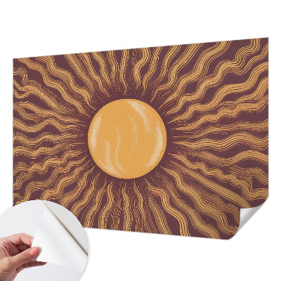 Fotomurale effetto 3D raggi solari