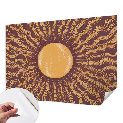 Fotomurale effetto 3D raggi solari