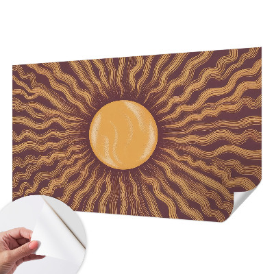 Fotomurale effetto 3D raggi solari