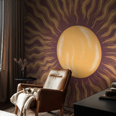 Fotomurale effetto 3D raggi solari