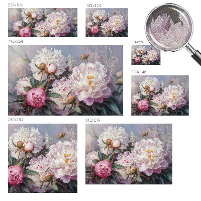 Carta da parati per cameretta Bouquet di peonie
