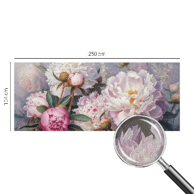 Carta da parati per cameretta Bouquet di peonie