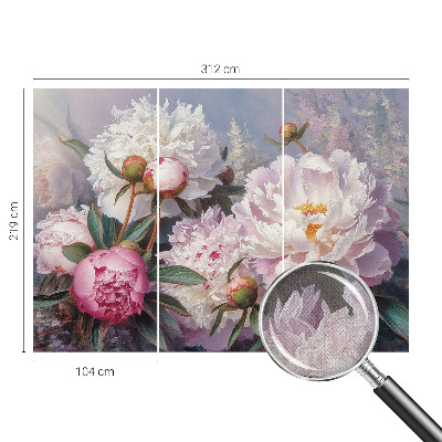 Carta da parati per cameretta Bouquet di peonie