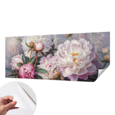 Carta da parati per cameretta Bouquet di peonie