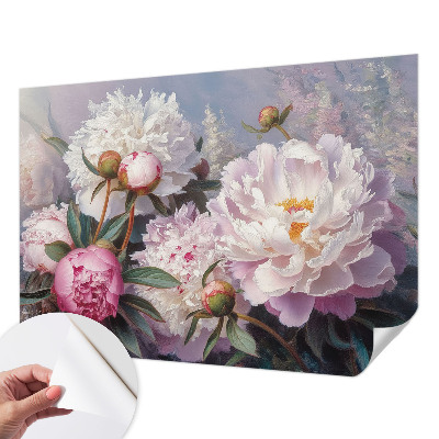 Carta da parati per cameretta Bouquet di peonie