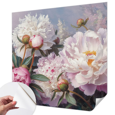 Carta da parati per cameretta Bouquet di peonie