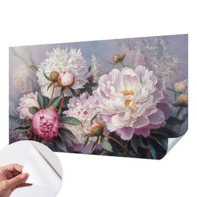 Carta da parati per cameretta Bouquet di peonie