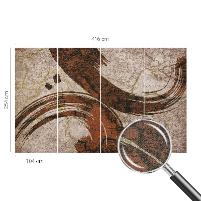 Fotomurale per bambini Mappa artistica