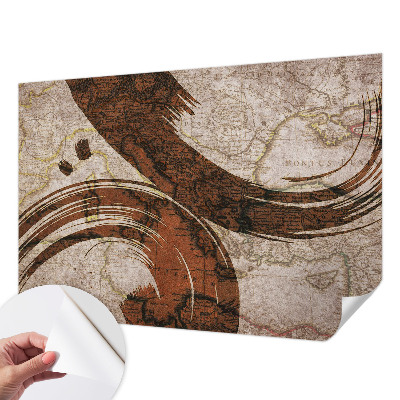 Fotomurale per bambini Mappa artistica