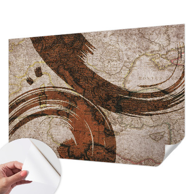 Fotomurale per bambini Mappa artistica