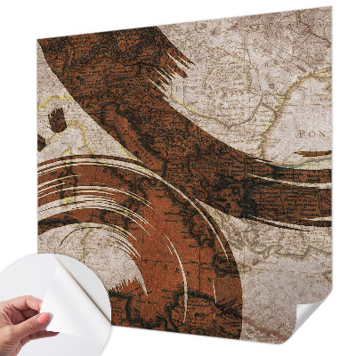 Fotomurale per bambini Mappa artistica