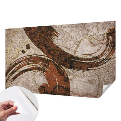 Fotomurale per bambini Mappa artistica