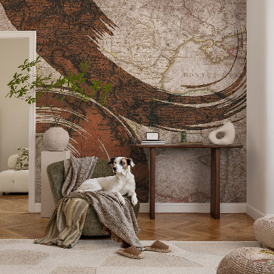 Fotomurale per bambini Mappa artistica