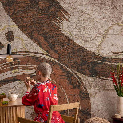 Fotomurale per bambini Mappa artistica
