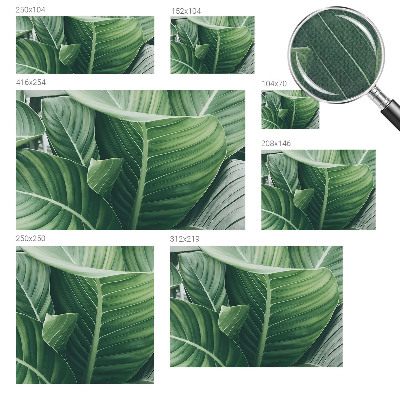 Carta da parati panoramica effetto 3D Pace verde