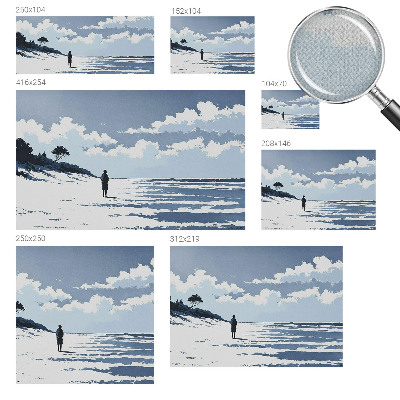 Fotomurale per bambini Silenzio sulla spiaggia