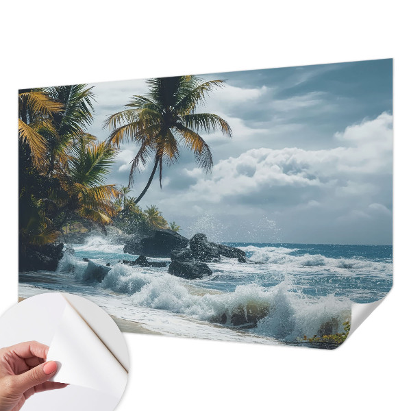 Carta da parati 3D Spiaggia esotica