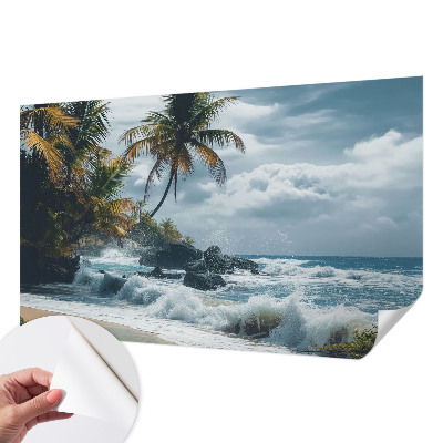 Carta da parati 3D Spiaggia esotica