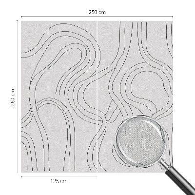 Fotomurale 3D Linee organiche