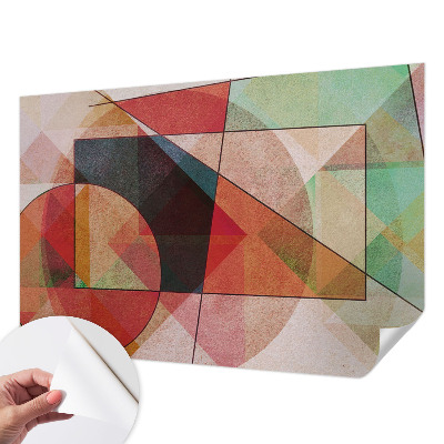 Fotomurale effetto 3D Astrazione geometrica