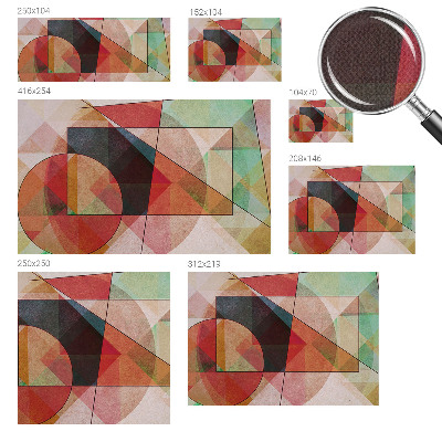 Fotomurale effetto 3D Astrazione geometrica