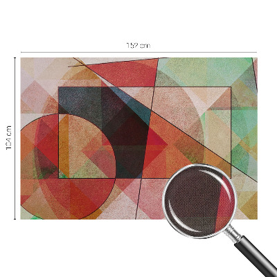 Fotomurale effetto 3D Astrazione geometrica