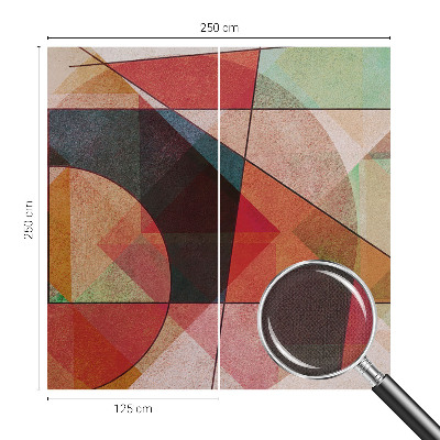 Fotomurale effetto 3D Astrazione geometrica