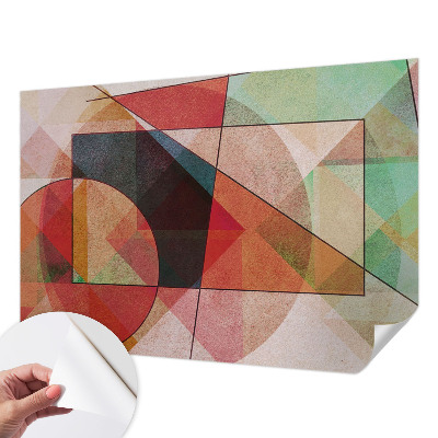 Fotomurale effetto 3D Astrazione geometrica