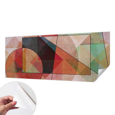 Fotomurale effetto 3D Astrazione geometrica