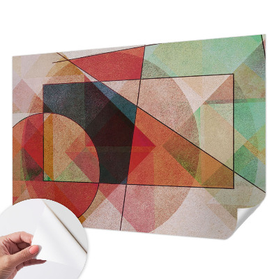 Fotomurale effetto 3D Astrazione geometrica