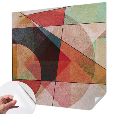 Fotomurale effetto 3D Astrazione geometrica