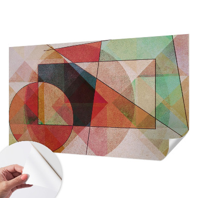 Fotomurale effetto 3D Astrazione geometrica