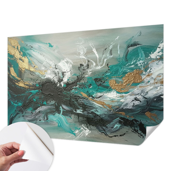 Carta da parati effetto profondità vortice artistico